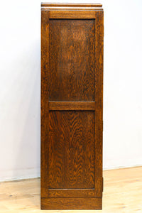 モールガラスがお洒落な観音扉の大型サイズ本棚 BB2977