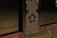 上品な漆の風合いが趣き深い庄内衣裳箪笥 BB3017