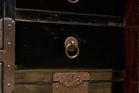 上品な漆の風合いが趣き深い庄内衣裳箪笥 BB3017