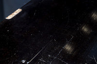 全面に黒漆を施された風情溢れる大型兜金具庄内衣裳箪笥 BB3018