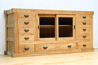 カウンターに!!木地の美しさがディスプレイを引き立てるガラスケース BB3026