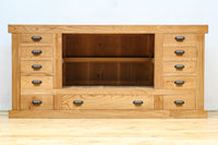 カウンターに!!木地の美しさがディスプレイを引き立てるガラスケース BB3026