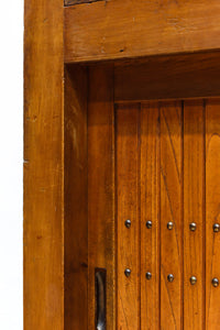 欅杢目が素晴らしい気品ある色味をした三重水屋箪笥 BB3042