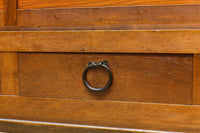 欅杢目が素晴らしい気品ある色味をした三重水屋箪笥 BB3042