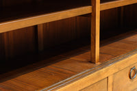 欅杢目が素晴らしい気品ある色味をした三重水屋箪笥 BB3042