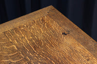 オークの風合いある杢目が美しいレトロデスク BB3046