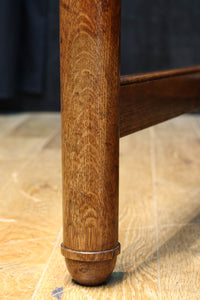 オークの風合いある杢目が美しいレトロデスク BB3046