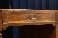 オークの風合いある杢目が美しいレトロデスク BB3046