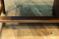 オークの風合いある杢目が美しいレトロデスク BB3046