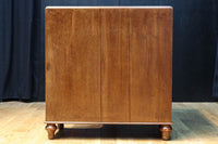 オークの風合いある杢目が美しいレトロデスク BB3046