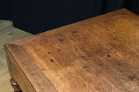 オークの風合いある杢目が美しいレトロデスク BB3046