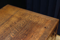 オークの風合いある杢目が美しいレトロデスク BB3046