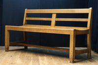 優しく温かみあるオーク材のレトロベンチ BB3051