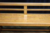 優しく温かみあるオーク材のレトロベンチ BB3051