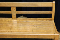 優しく温かみあるオーク材のレトロベンチ BB3051