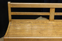 優しく温かみあるオーク材のレトロベンチ BB3051