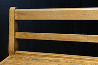 優しく温かみあるオーク材のレトロベンチ BB3051