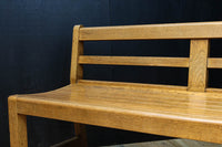 優しく温かみあるオーク材のレトロベンチ BB3051