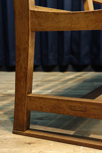 優しく温かみあるオーク材のレトロベンチ BB3051