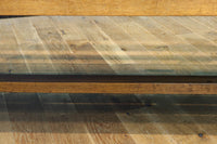 優しく温かみあるオーク材のレトロベンチ BB3051