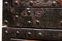 縁起の良い大型金具で凛とした威厳を放つ極上佐渡半櫃(はんがい) BB3054-MT