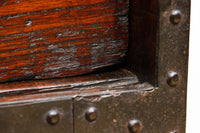 縁起の良い大型金具で凛とした威厳を放つ極上佐渡半櫃(はんがい) BB3054-MT