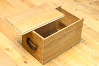 縁起の良い大型金具で凛とした威厳を放つ極上佐渡半櫃(はんがい) BB3054-MT