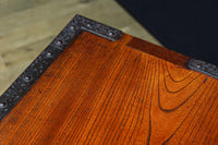 縁起の良い大型金具で凛とした威厳を放つ極上佐渡半櫃(はんがい) BB3054-MT