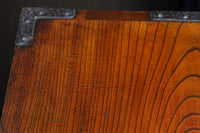 縁起の良い大型金具で凛とした威厳を放つ極上佐渡半櫃(はんがい) BB3054-MT