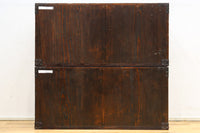 縁起の良い大型金具で凛とした威厳を放つ極上佐渡半櫃(はんがい) BB3054-MT