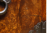 美麗な杢目に和モダンな装飾金具で絢爛豪華な庄内衣裳箪笥 BB3055-MT