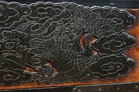 極上!! 華やかな欅杢目に龍虎金具が映える仙台衣裳箪笥 BB3062