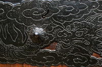 極上!! 華やかな欅杢目に龍虎金具が映える仙台衣裳箪笥 BB3062