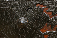 極上!! 華やかな欅杢目に龍虎金具が映える仙台衣裳箪笥 BB3062