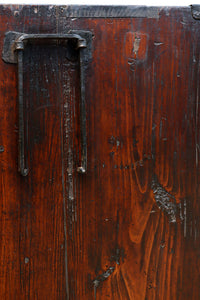 極上!! 華やかな欅杢目に龍虎金具が映える仙台衣裳箪笥 BB3062