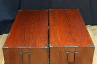 上品な艶色と桜金具の格調ある極上米沢衣裳箪笥 BB3063