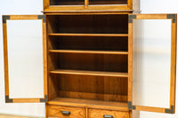 モールガラスが個性的なレトロ感溢れるお洒落なオークガラスケース BB3064