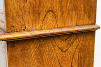 モールガラスが個性的なレトロ感溢れるお洒落なオークガラスケース BB3064