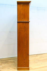 モールガラスが個性的なレトロ感溢れるお洒落なオークガラスケース BB3064