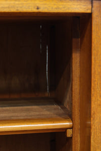 モールガラスが個性的なレトロ感溢れるお洒落なオークガラスケース BB3064