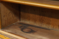 モールガラスが個性的なレトロ感溢れるお洒落なオークガラスケース BB3064