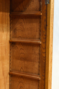 モールガラスが個性的なレトロ感溢れるお洒落なオークガラスケース BB3064