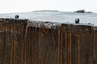 個性的な片開き戸に時代の風合い溢れる行商箪笥 BB3068