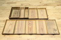 個性的な片開き戸に時代の風合い溢れる行商箪笥 BB3068