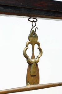 珍品!!上質な造りがレトロ感を漂わす組み立て式天秤ハカリ台 BB3070