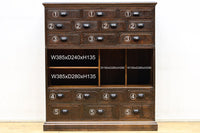 穏やかなオーク材の風合いをした上品な佇まいの収納箪笥BB3079