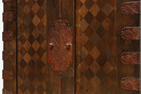 稀少サイズ!!気品ある寄木細工づくりの観音収納箪笥 BB3080