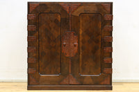 稀少サイズ!!気品ある寄木細工づくりの観音収納箪笥 BB3080