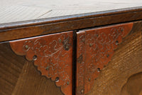 稀少サイズ!!気品ある寄木細工づくりの観音収納箪笥 BB3080