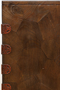 稀少サイズ!!気品ある寄木細工づくりの観音収納箪笥 BB3080